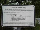 Schild Schutzgebiet Deilbachtal